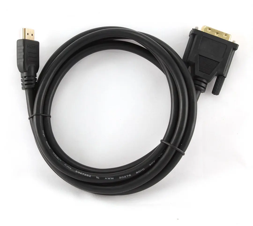 Cablexpert CC-HDMI-DVI-6 HDMI naar DVI Adapterkabel - Zwart