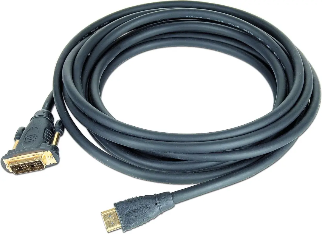 Cablexpert CC-HDMI-DVI-6 HDMI naar DVI Adapterkabel - Zwart