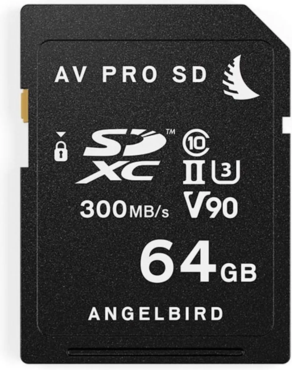 Angelbird AVpro SDXC UHS-II V90 Geheugenkaart 64GB