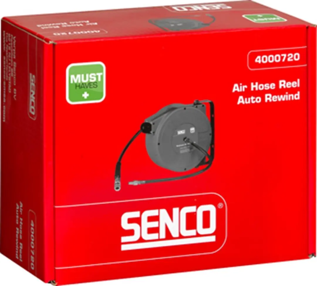 Senco 4000720 Wandslanghaspel Automatisch 6,5mm x 12m