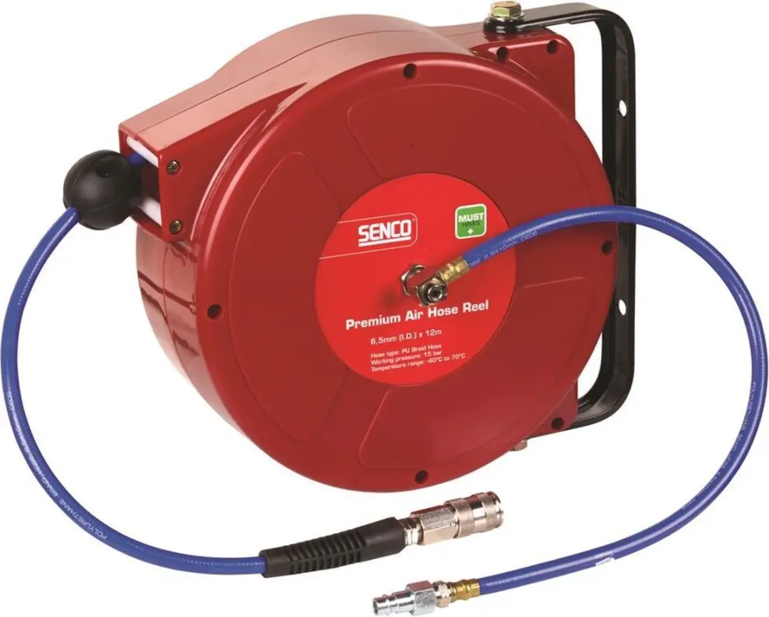 Senco 4000720 Wandslanghaspel Automatisch 6,5mm x 12m