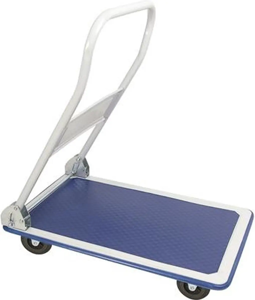 Erro Plateauwagen - 150KG - inklapbaar - Blauw