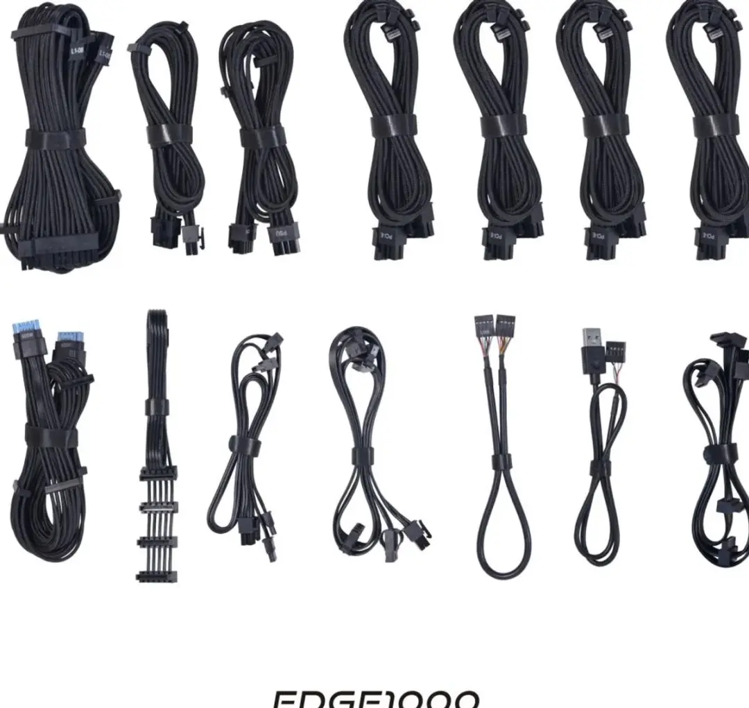 Lian Li EDGE 1000W EG1000 BLACK Voeding - 1000W - Modulair - Zwart