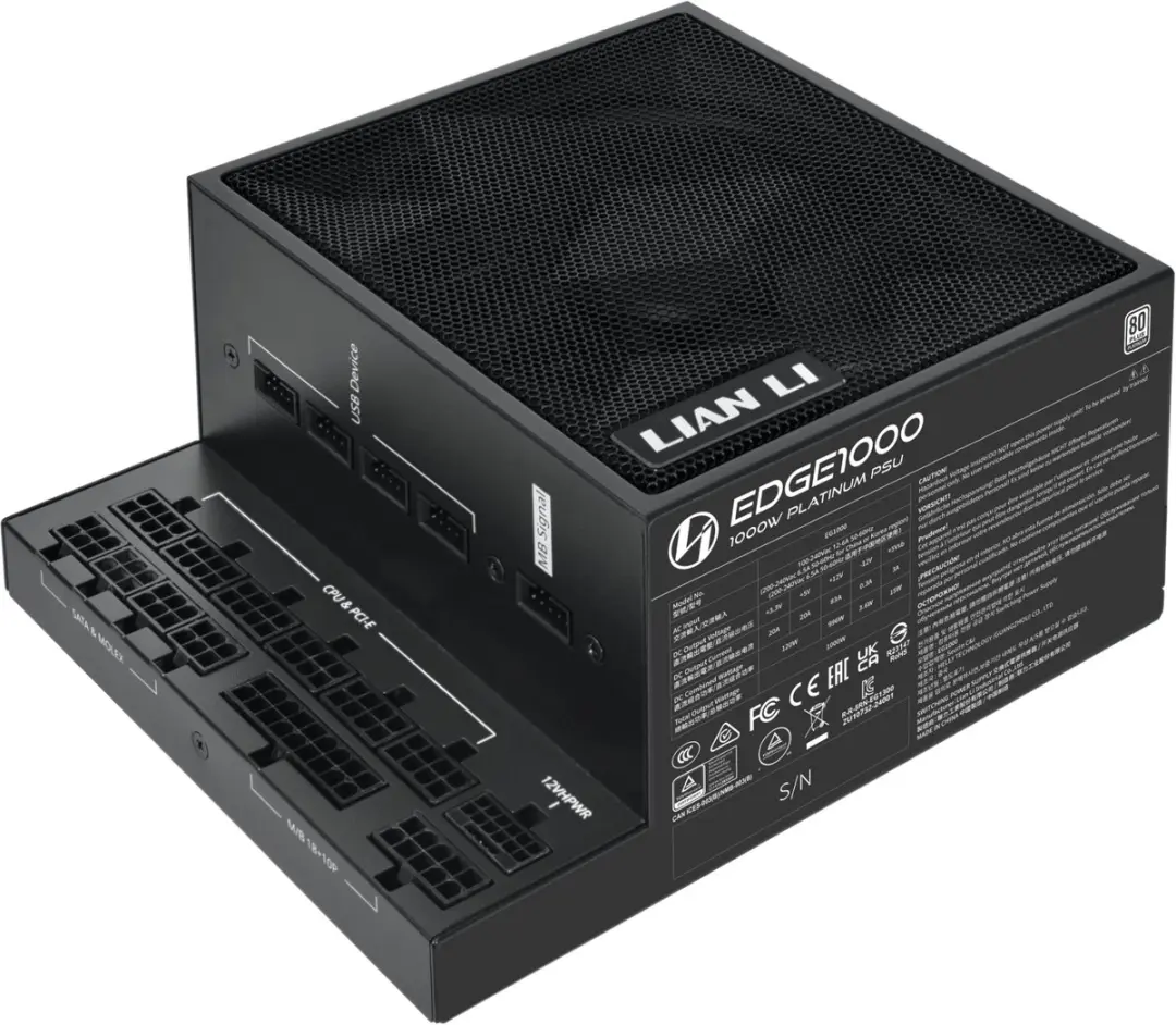 Lian Li EDGE 1000W EG1000 BLACK Voeding
