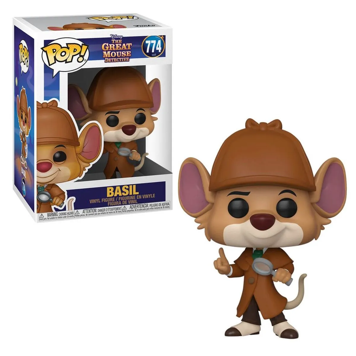 Funko Pop! Disney The Great Mouse Detective Basil #774