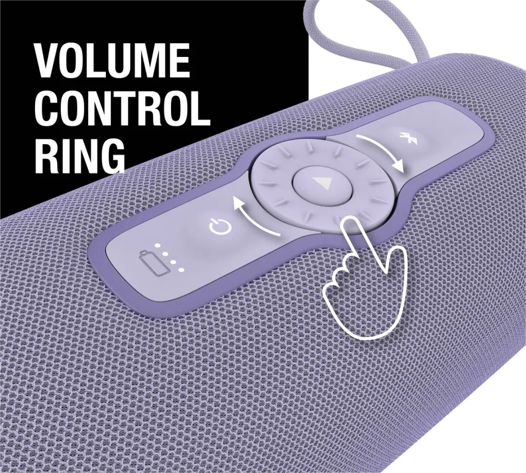 Fresh 'n Rebel Bold M2 Waterdichte Bluetooth Speaker - 24 uur - Dreamy Lilac