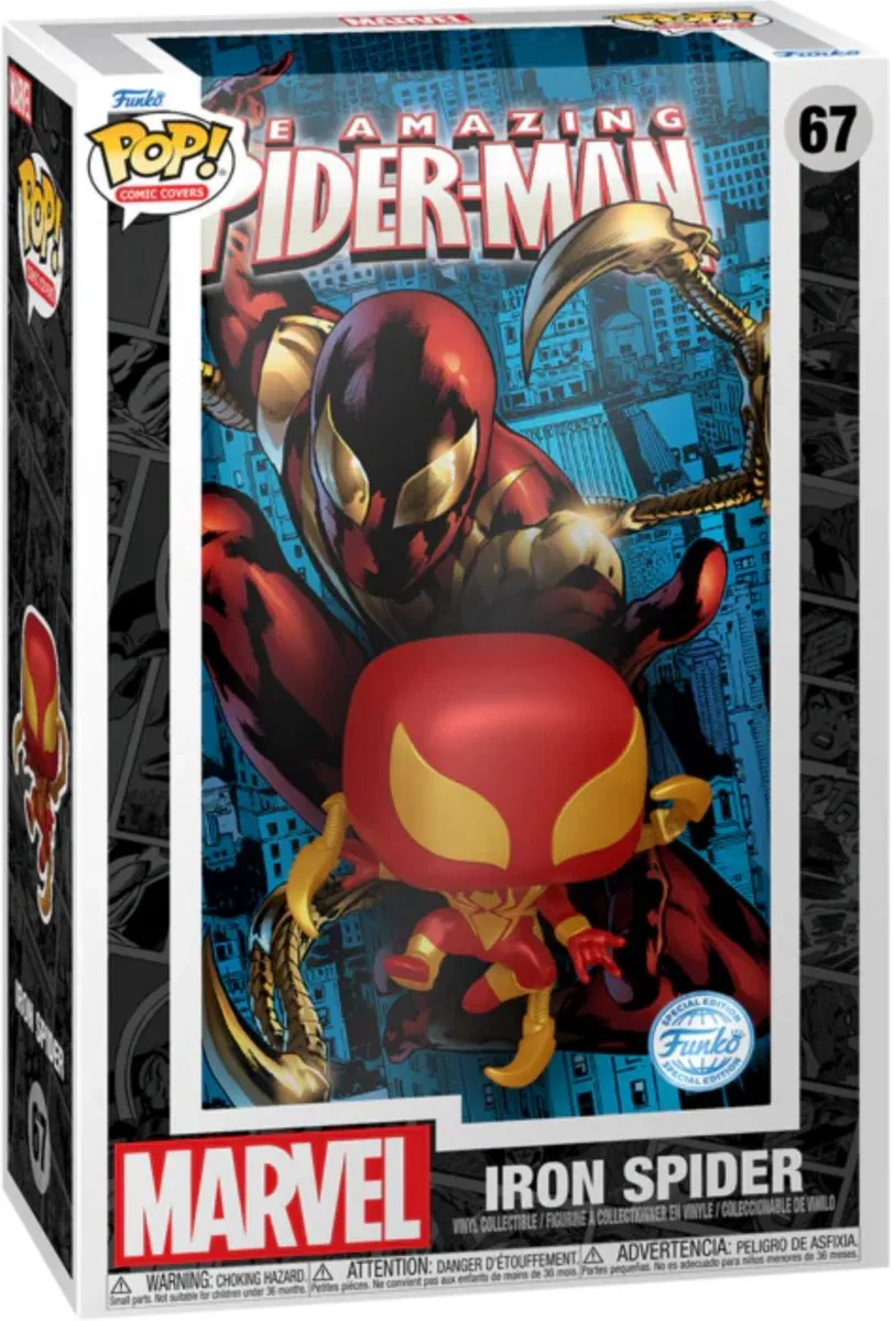 Funko POP! Marvel The Amazing Spider-Man 67 Iron Spider Exclusief