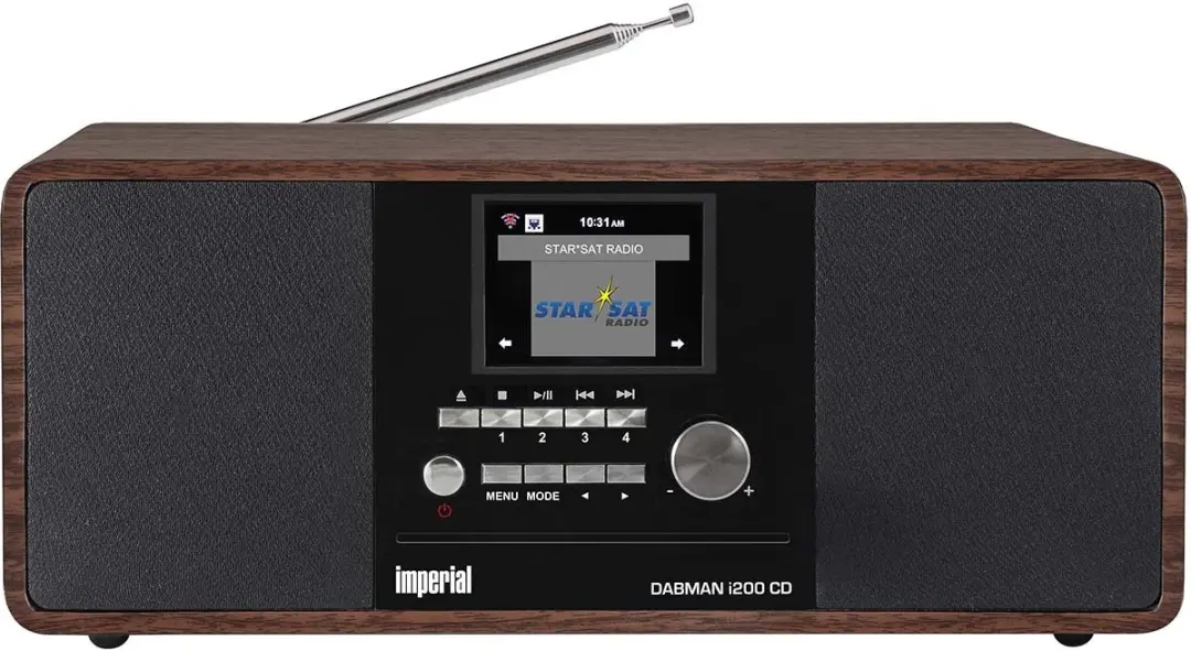 Imperial DABMAN i200 CD DAB+/FM/Internetradio - Hout