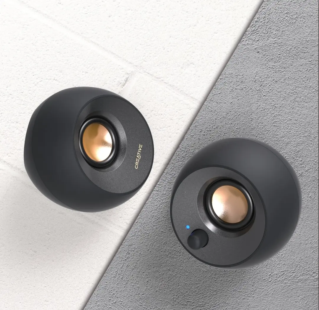 Creative Pebble V2 2.0 Computerspeakers - Transparent