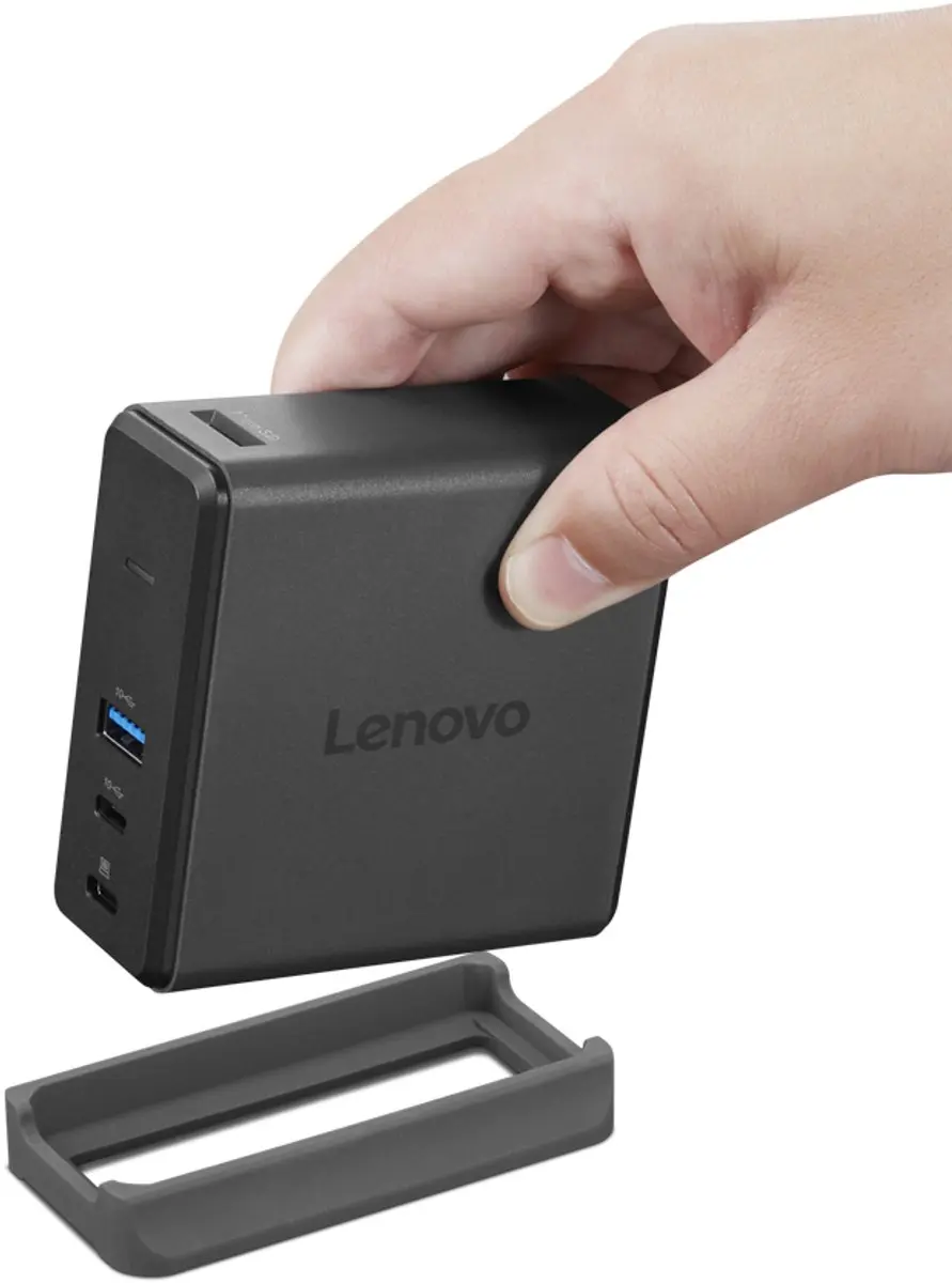 Lenovo G0AE0065EU Poortreplicator - USB 3.2 Gen 1 - Zwart/Grijs