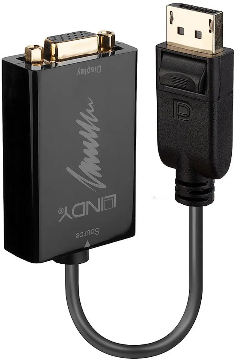Lindy DisplayPort naar VGA Adapter - D-Sub 41006
