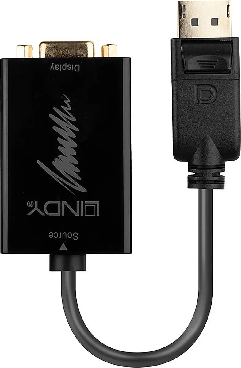 Lindy DisplayPort naar VGA Adapter - D-Sub 41006
