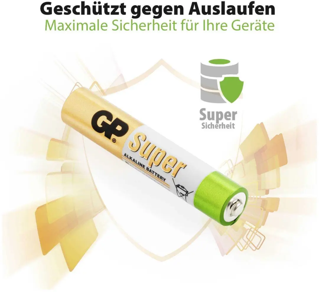 GP Super Alkaline AAAA Batterijen - 2 Stuks