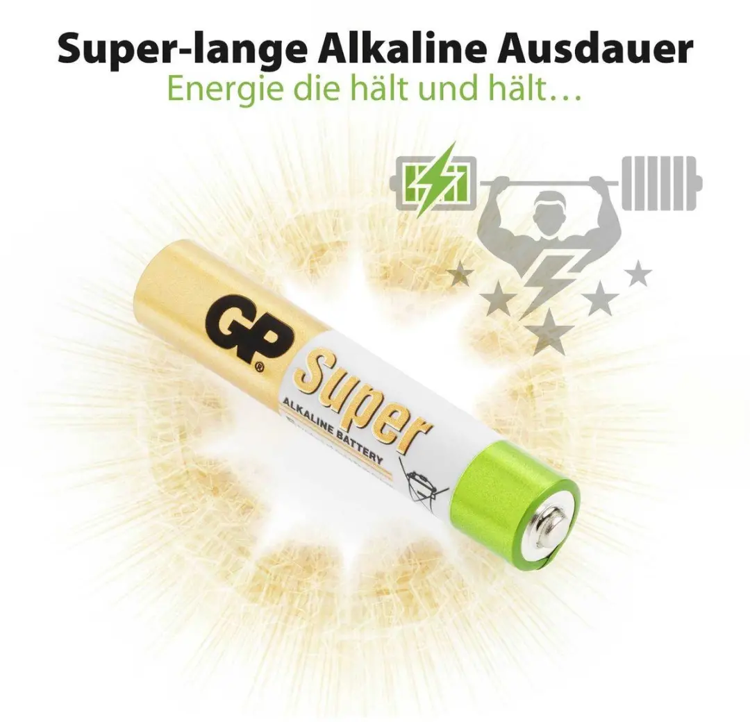 GP Super Alkaline AAAA Batterijen - 2 Stuks