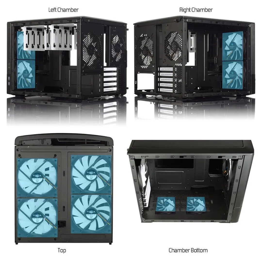 Fractal Design Meshify C ATX Semi-tower - 3 Ventilatoren