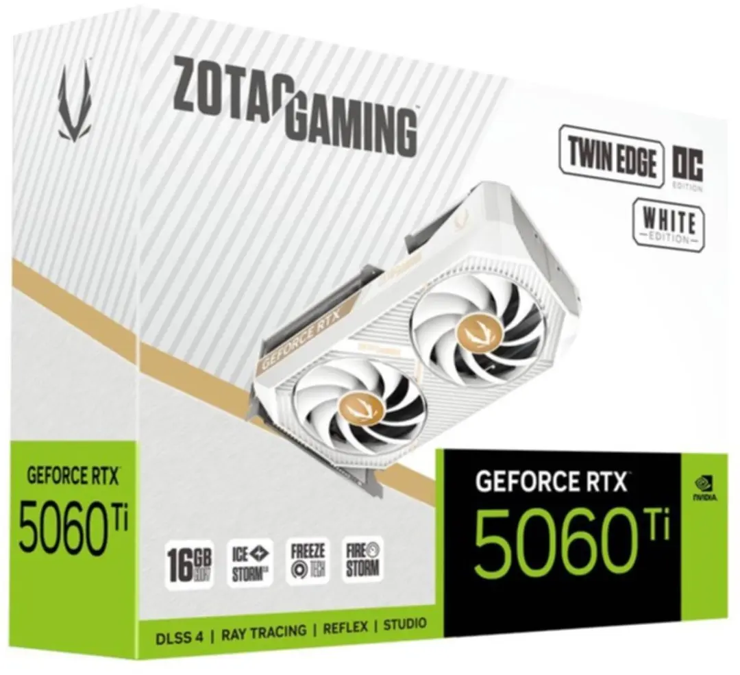 Zotac G Serie RTX 5060 Ti Twin Edge OC White
