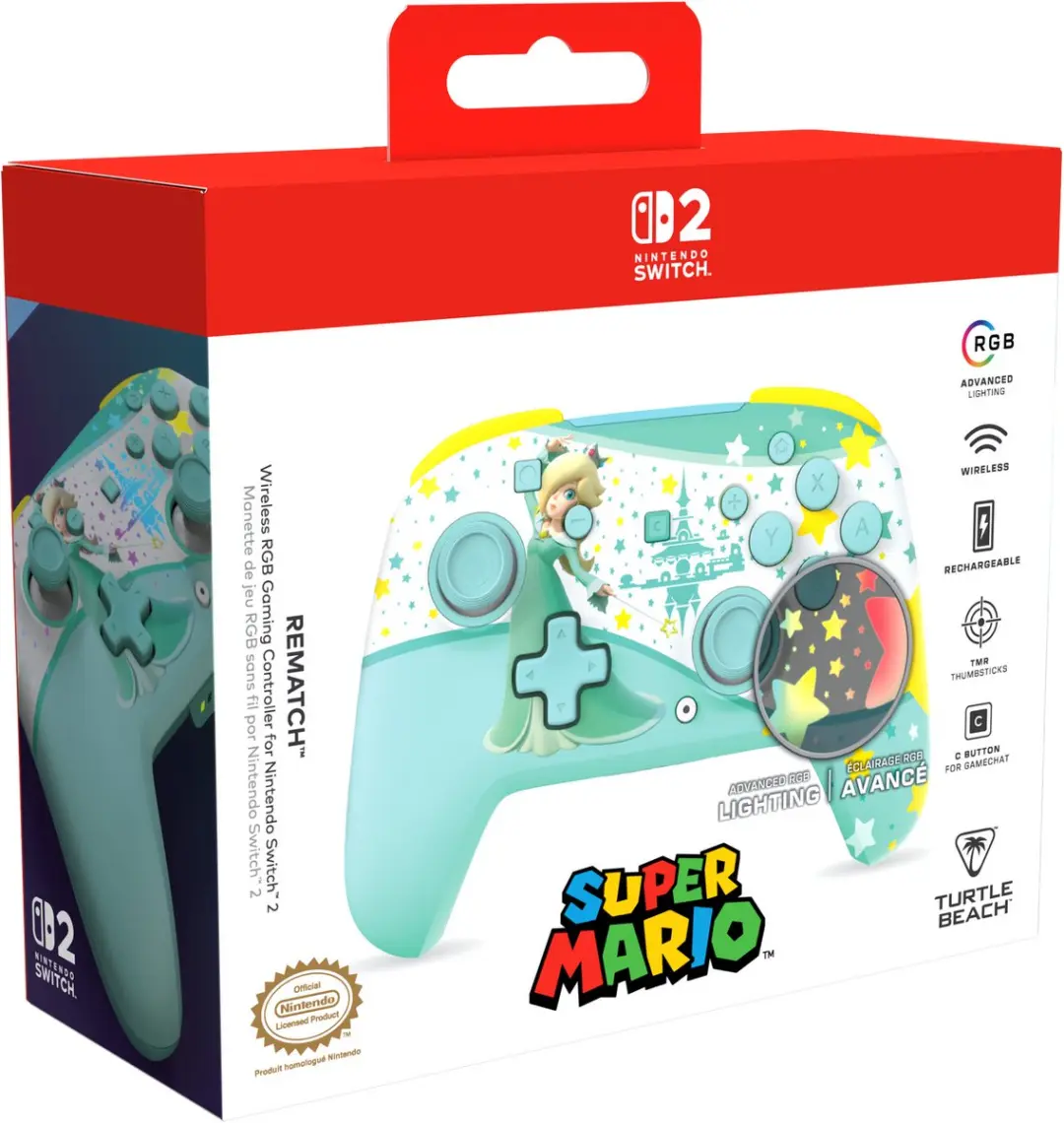 Turtle Beach Rematch Controller TBC-8305-25 - Nintendo Switch - Rosalina