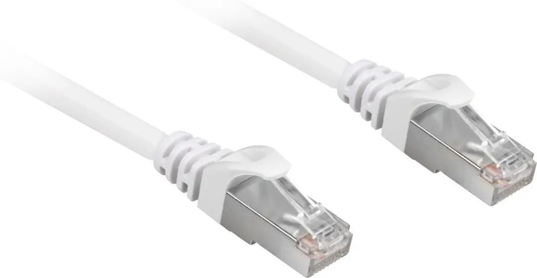 Sharkoon Cat.6a SFTP Netwerkkabel Wit 15m