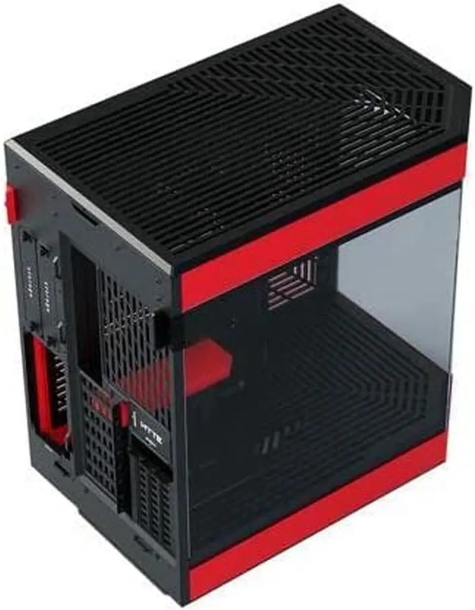 HYTE Y60 ATX Semi-tower - 4x 2.5" 2x 3.5" - Rood/Zwart