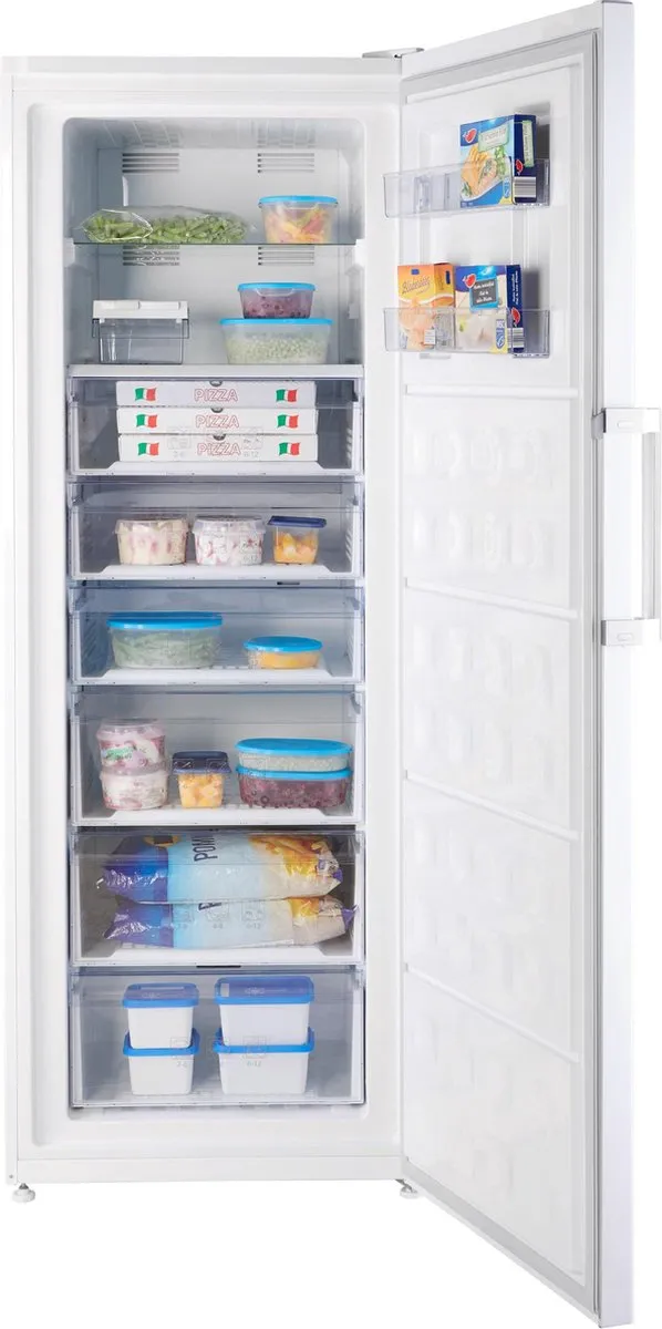 Beko RFNE448E45W NoFrost Vriezer 404L - 8 Vakken - Wit