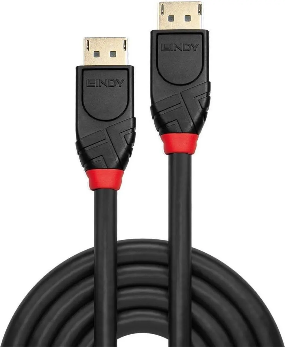 Lindy 41079 DisplayPort-kabel 15m - Zwart