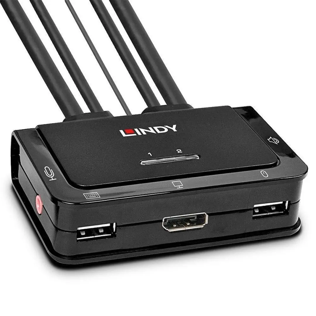 Lindy 42344 KVM-switch DisplayPort