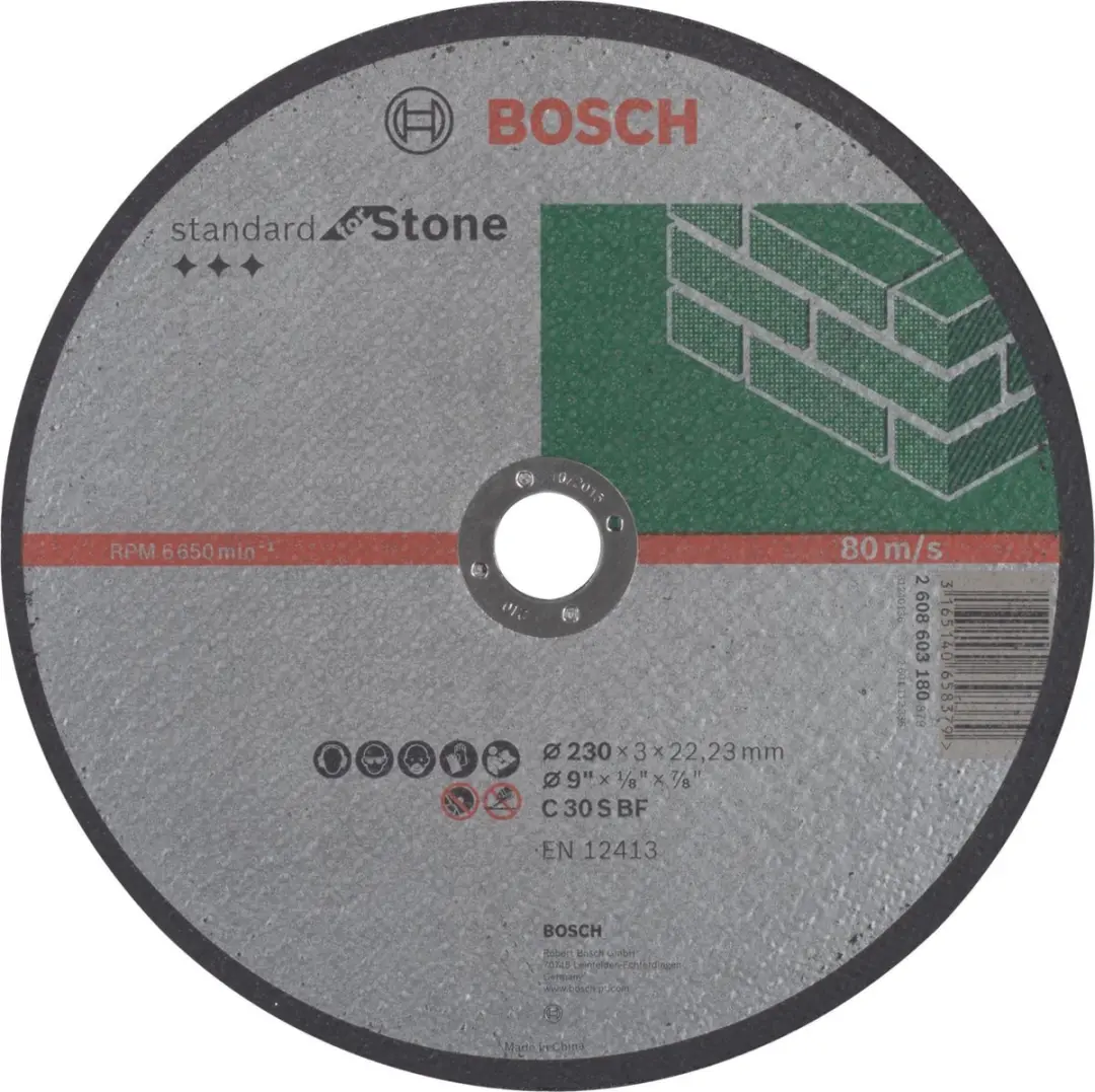 Bosch Doorslijpschijf Standard for Stone C 30 S BF 230mm