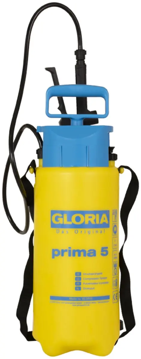 Gloria Prima 5 Drukspuit 5L - Messing spuitstuk - afbeelding 6 van 6