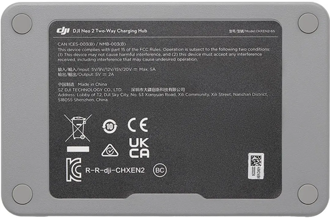 DJI Neo 2 Two-Way Charging Hub - Transparant