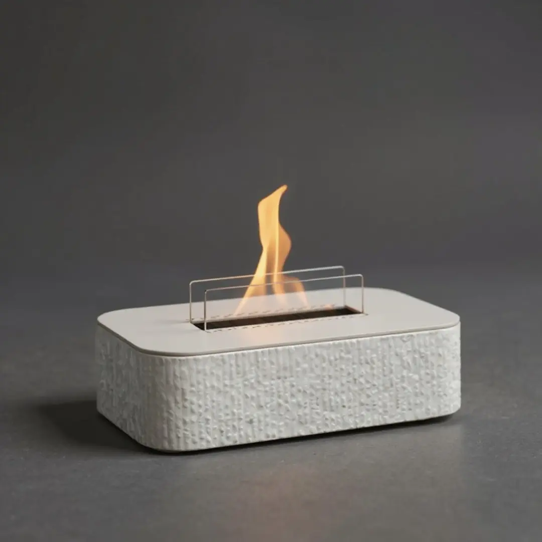 Tenderflame Glow Aris 90 VTWonen Tafelhaard - 1100W - Wit - afbeelding 4 van 6