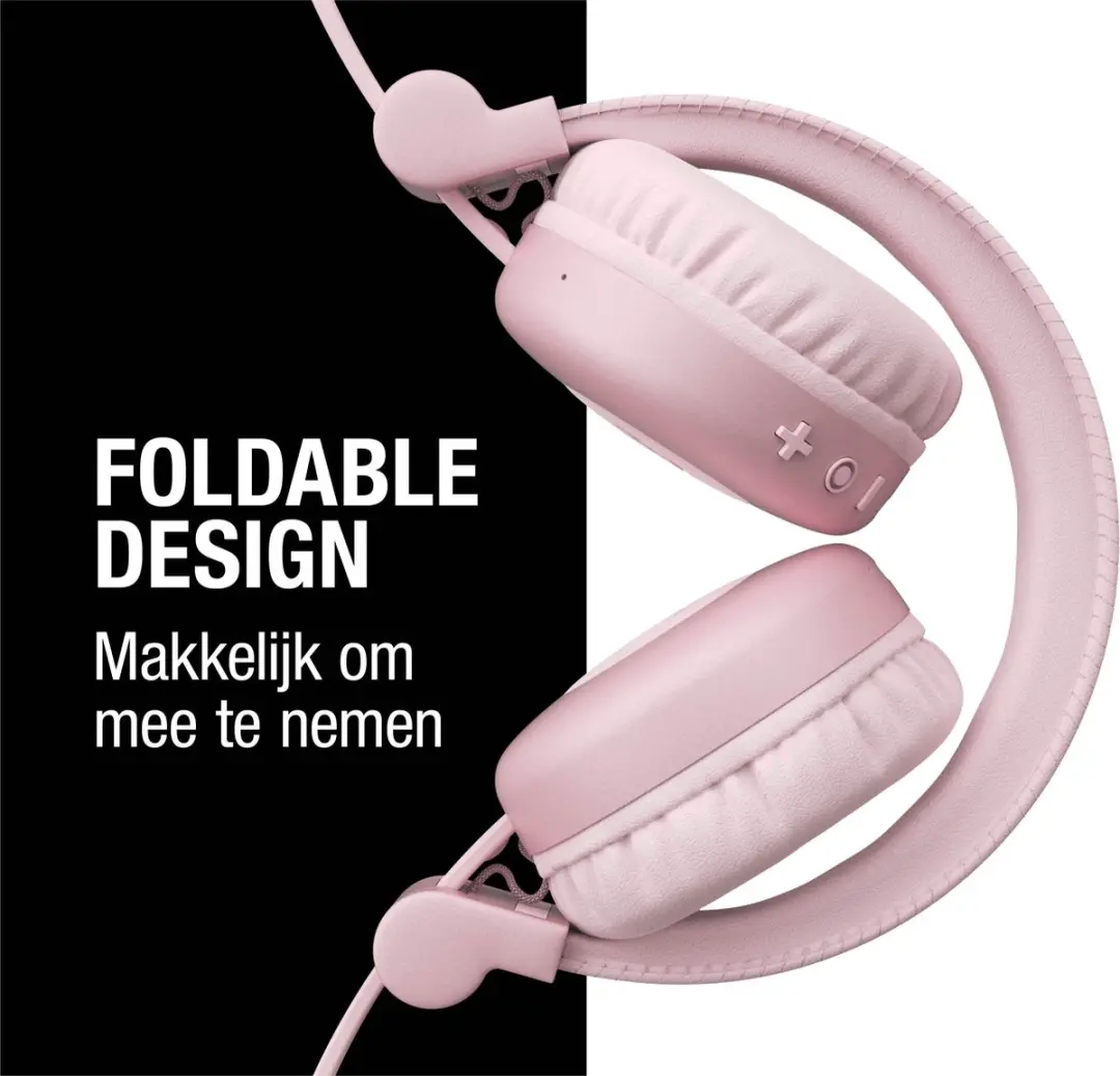 Fresh 'n Rebel Code Core Draadloze On-Ear Koptelefoon - Roze - afbeelding 3 van 6