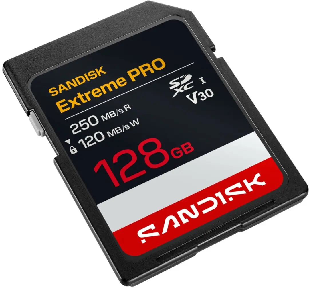 SanDisk SDXC Extreme PRO 128GB - UHS-I U3 V30