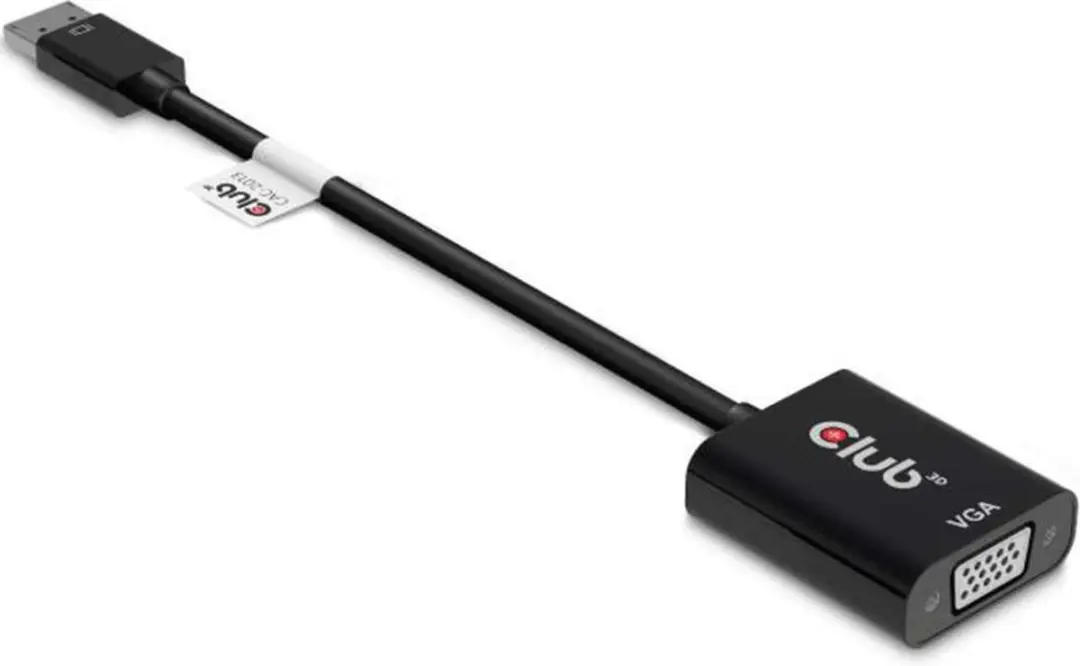 Club 3D DisplayPort naar VGA Adapter CAC-2013 - Zwart - afbeelding 6 van 6
