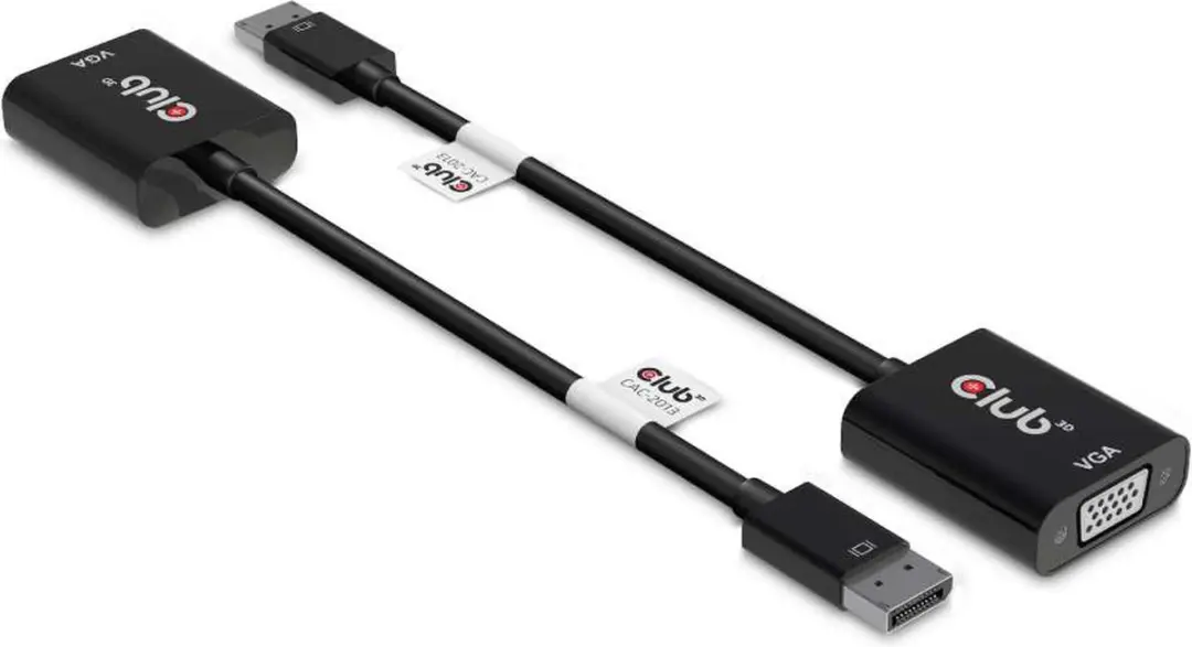 Club 3D DisplayPort naar VGA Adapter CAC-2013 - Zwart