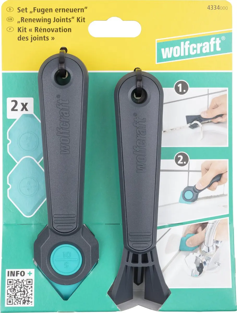 Wolfcraft Kitspatel 4334000 - 3-delig - 5ml