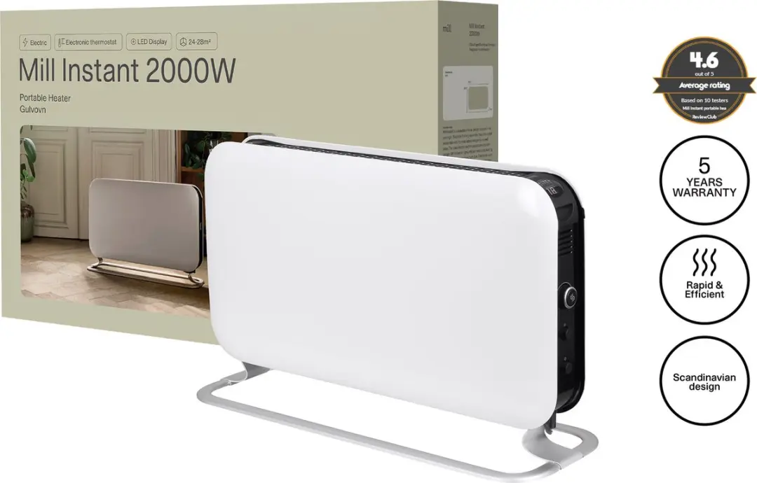 Mill SG2000LED Convectorkachel 2000W