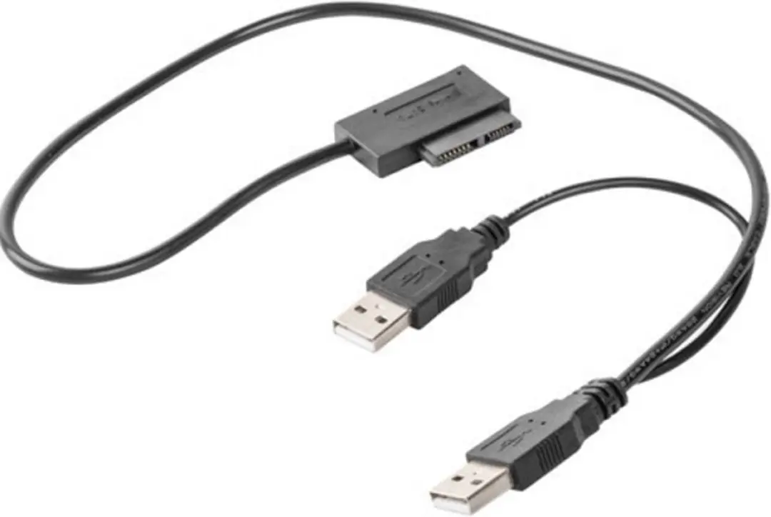 Cablexpert USB2.0 naar Slim SATA Converter 0,5m