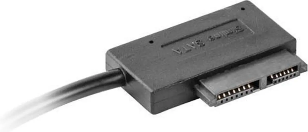 Cablexpert USB2.0 naar Slim SATA Converter 0,5m - Zwart