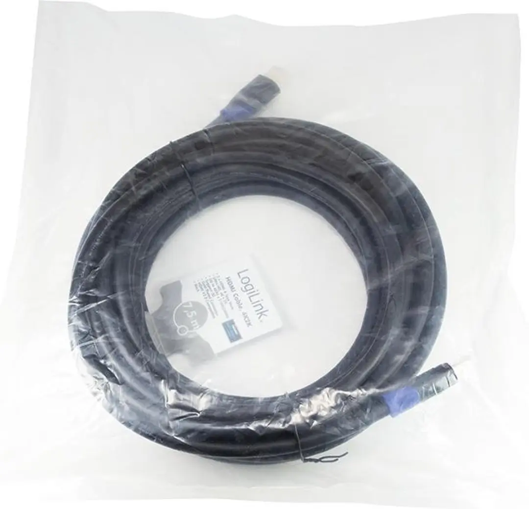Logilink CH0065 HDMI-kabel 7.5m - 4K UHD - Zwart - afbeelding 6 van 6