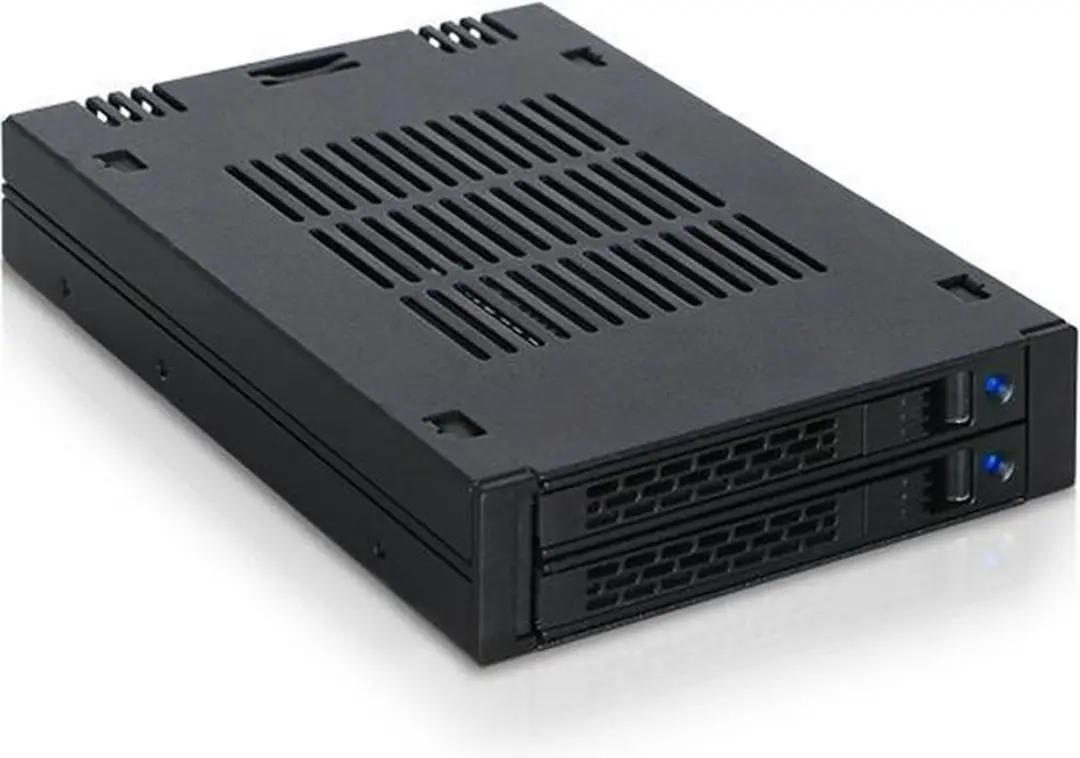 Icy Dock MB742SP-B Drive Bay Panel - Zwart