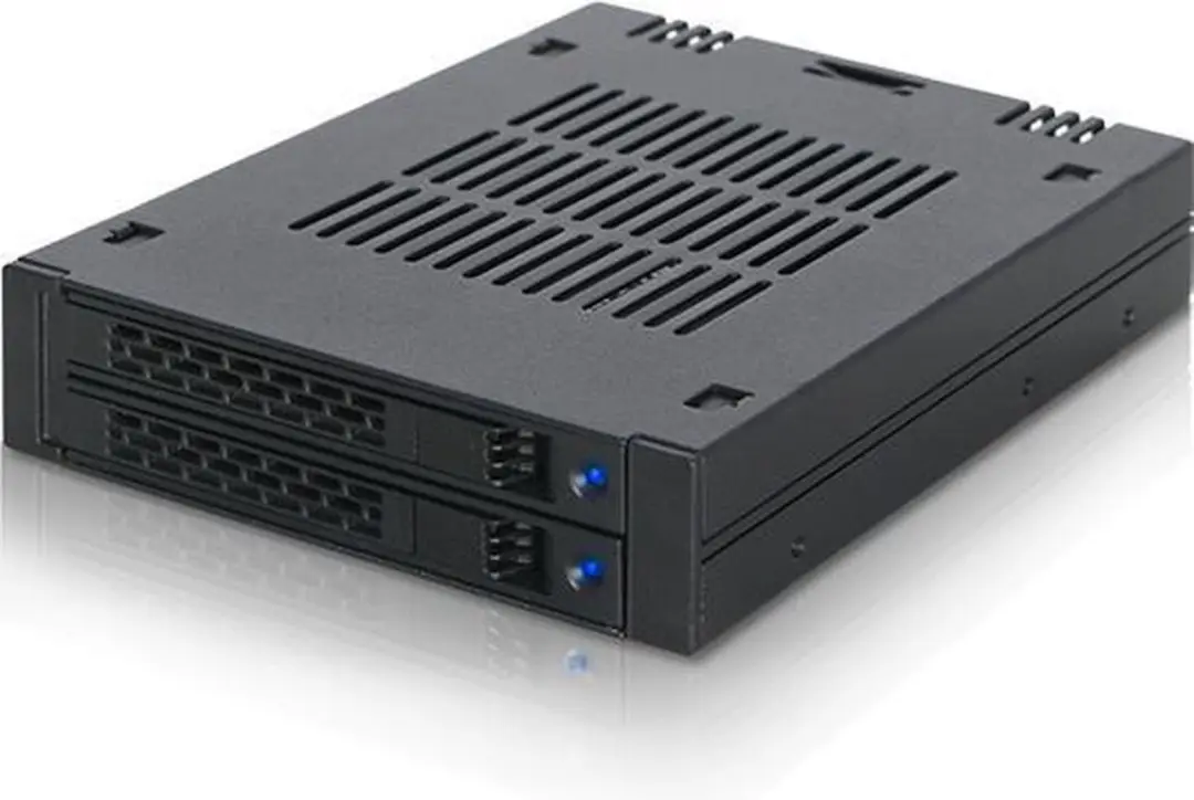 Icy Dock MB742SP-B Drive Bay Panel - Zwart