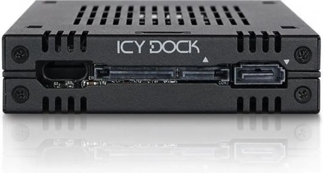 Icy Dock MB742SP-B Drive Bay Panel - Zwart