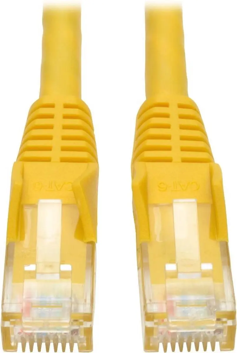 Tripp Lite N201-003-YW Netwerkkabel Cat6 Geel 0,91m