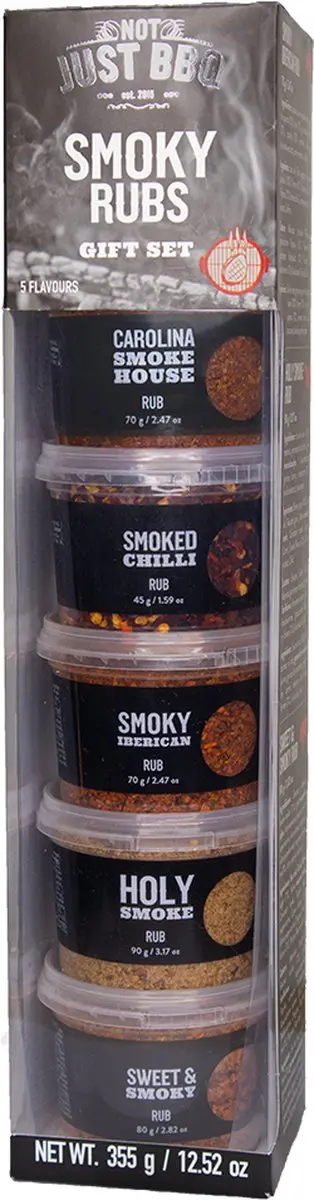 Food Kitchen Smoky Rubs Gift Set