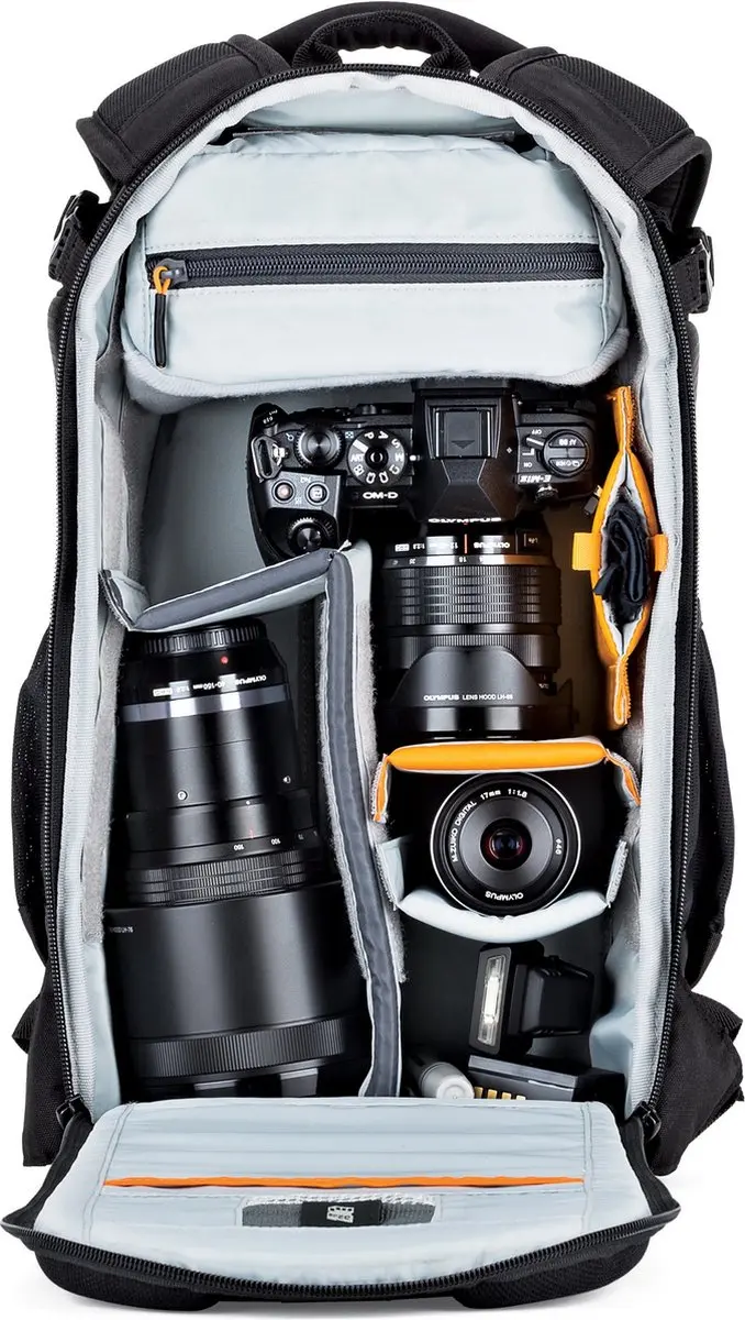 Lowepro Flipside 200AW II Rugzak - 2 Lenzen - Zwart