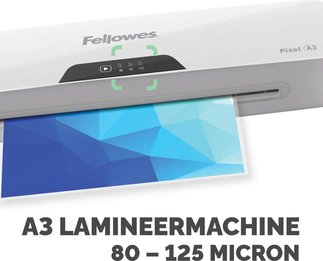 Fellowes Pixel Lamineermachine 5601601 - A3 - 125 Micron - Wit