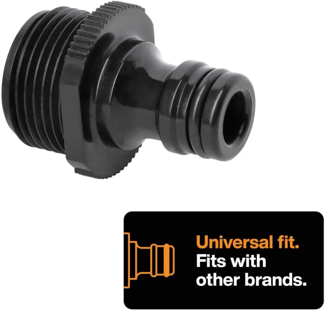 Fiskars Sprinkler Adapter 15g - Zwart