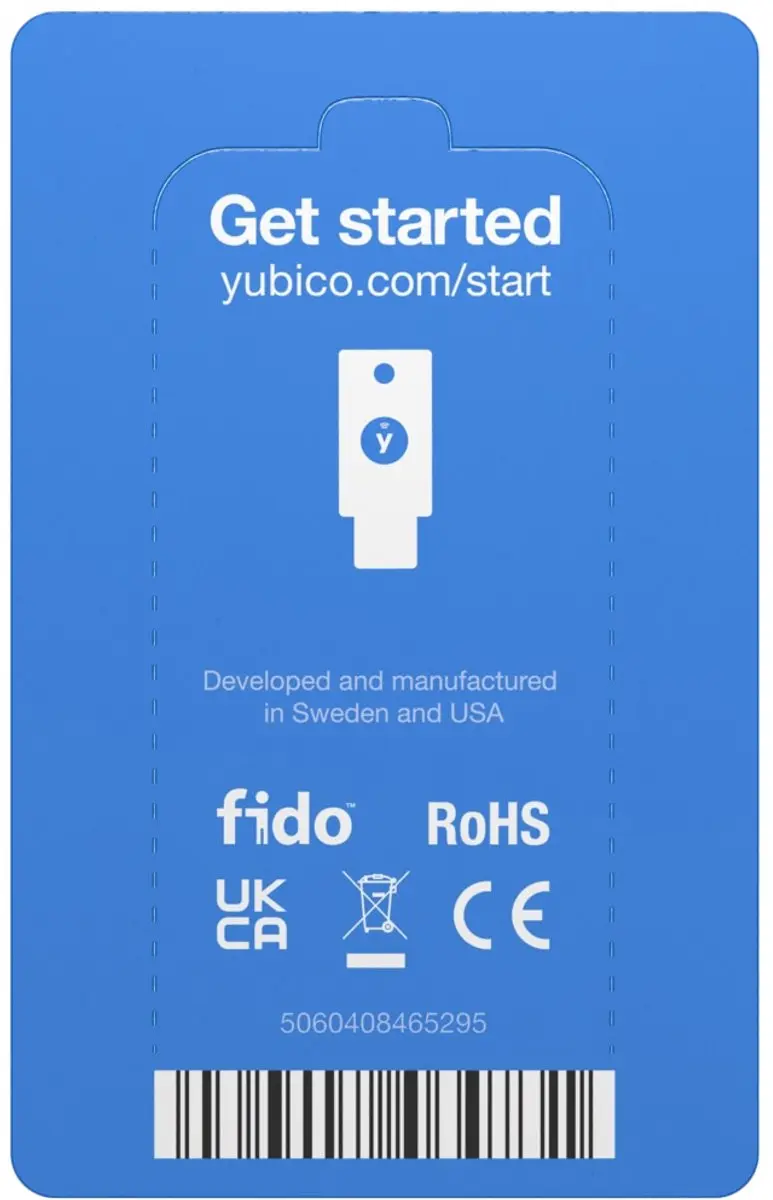 Yubico Security Key NFC 5060408465295 - Zwart