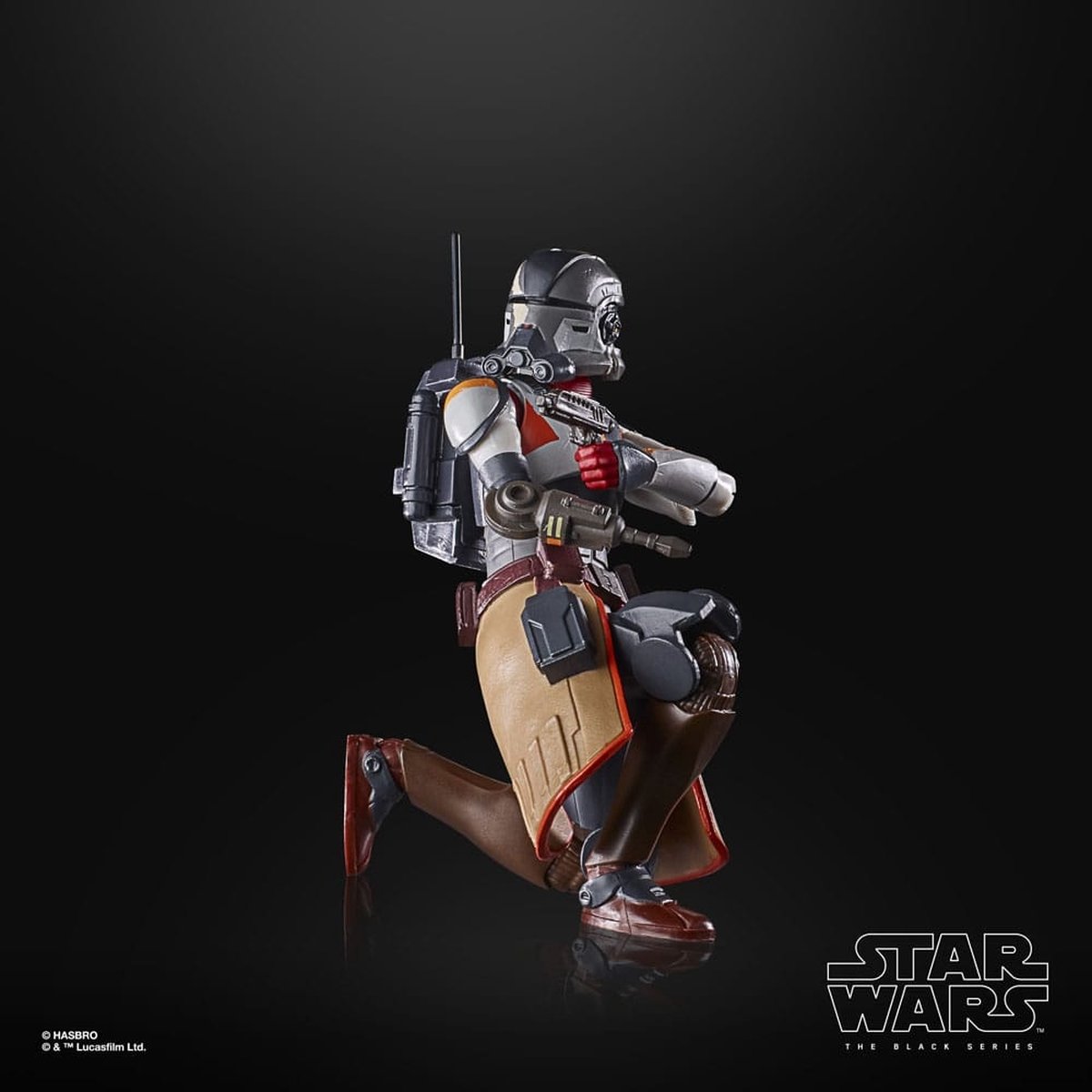 Hasbro Star Wars - The Bad Batch Black Series Echo (Mercenary Gear) 15 cm Actiefiguur - Multicolours