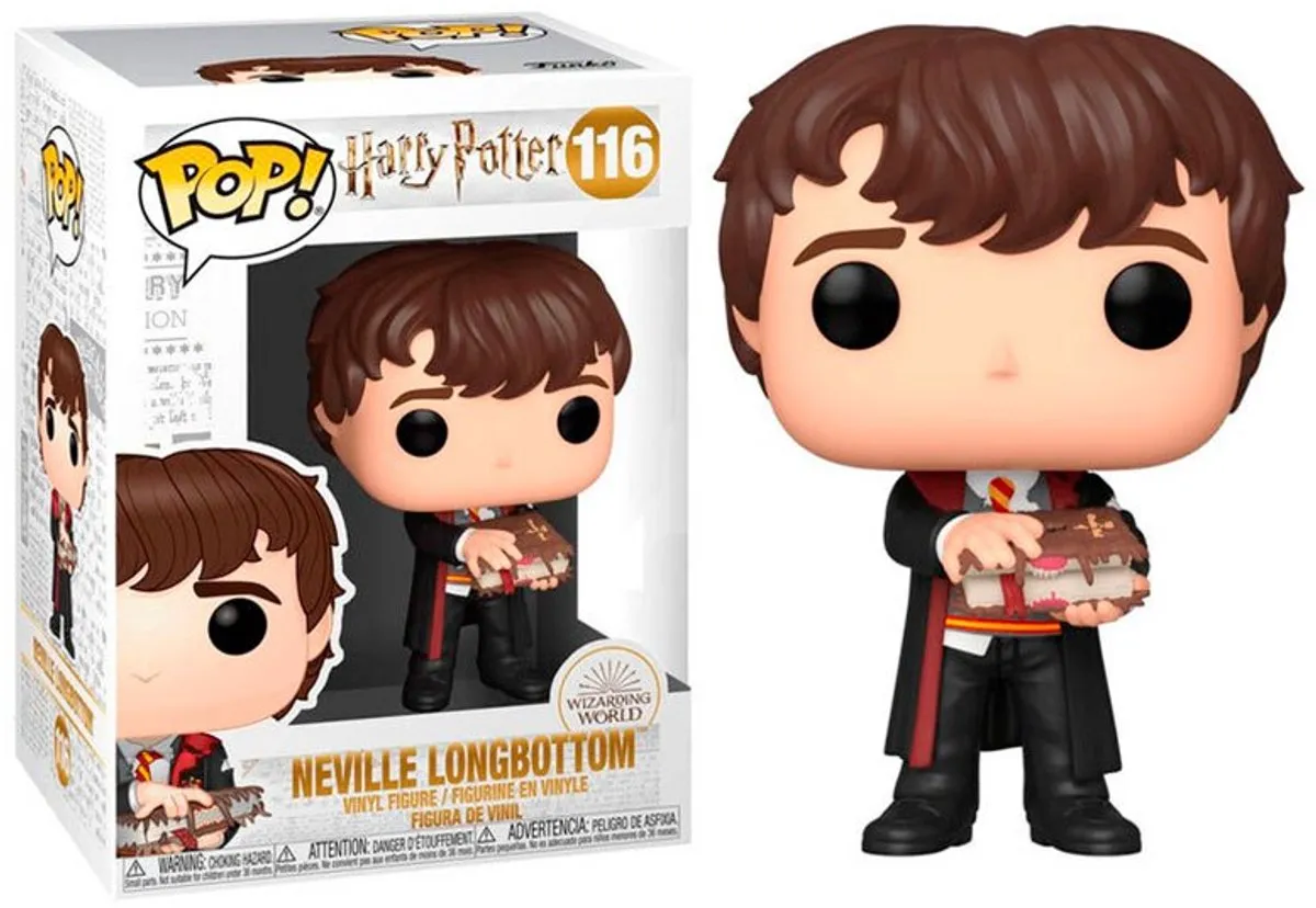 Funko Harry Potter POP! Movies Neville With Monster Book - FUN48068